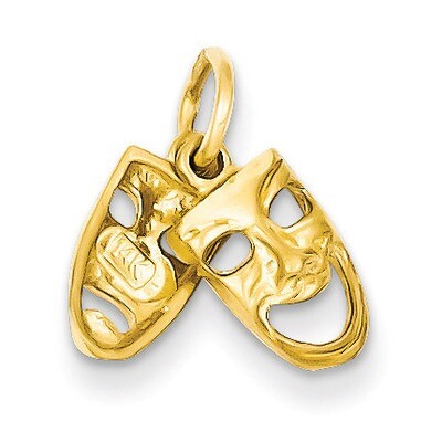 Comedy/Tragedy Charm 14k Gold XAC340, MPN: XAC340, 883957343150