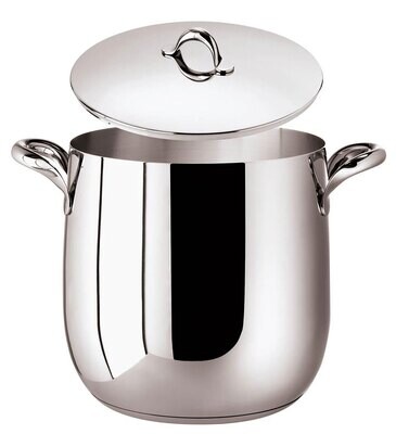 Sambonet Kikka Kikka Stock Pot 2 Handles 6.6 Qt 7 7/8 Inch 8 Inch H &amp; Lid 51701-70, MPN: 51701-70, …