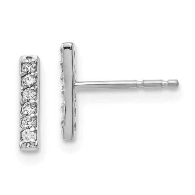 Bar Earrings Mtg (Nonrhodium) 14k White Gold XE3075W, MPN: XE3075W,