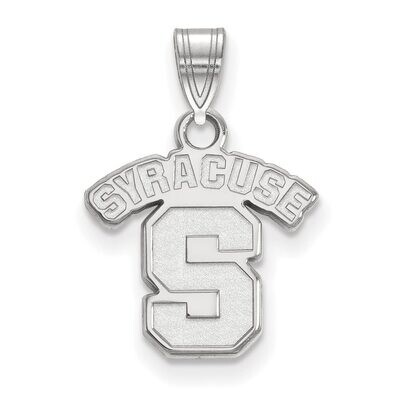 Syracuse University Small Pendant Sterling Silver SS002SYU, MPN: SS002SYU, 886774698809