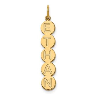 5 Letter Bubble Pendant Sterling Silver Gold-plated XNA1330GP, MPN: XNA1330GP,