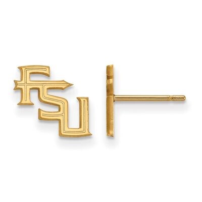 Florida State University x-Small Post Earring 10k Yellow Gold 1Y064FSU, MPN: 1Y064FSU, 886774821313