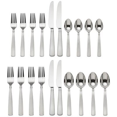 Reed and Barton Kennington Flatware 20 Piece Set 869887, MPN: 869887, 735092256768