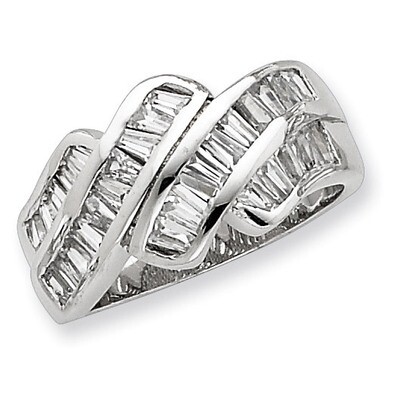 CZ Ring Sterling Silver QR2071-6