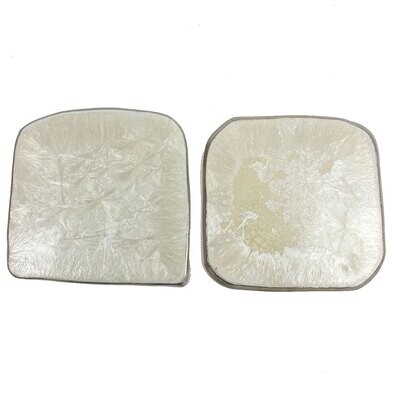 Michael Wainwright Borealis White Large Coasters Set of 2 89BO01, MPN: 89BO01,