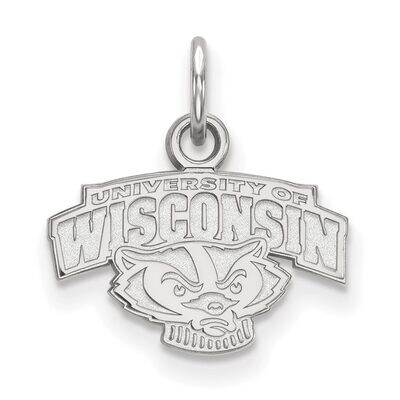 University of Wisconsin x-Small Pendant 14k White Gold 4W074UWI, MPN: 4W074UWI, 886774854540