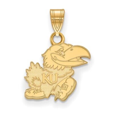 University of Kansas Small Pendant 14k Yellow Gold 4Y066UKS, MPN: 4Y066UKS, 886774886947