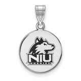 Northern Illinois University Medium Enamel Disc Pendant Sterling Silver SS039NIU, MPN: SS039NIU, 88…