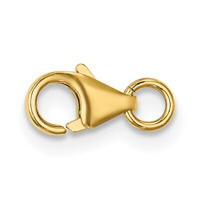 Tear Drop Lobster with Jump Ring Clasp 14k Yellow Gold YG1644, MPN: YG1644,