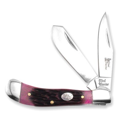 Steel Warrior Red Walnut Jig Saddlehorn Knife GL8533, MPN: GL8533, 26615169031