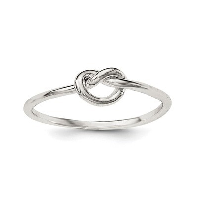 Knot Ring Sterling Silver Polished QR6075, MPN: QR6075, 191101073359