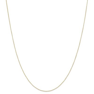 24 Inch 0.42 mm Carded Curb Chain 10k Gold 10K6CY-24, MPN: 10K6CY-24, 191101597411
