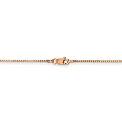 22 Inch 1.0mm Box Link Chain 14k Rose Gold RSC3-22, MPN: RSC3-22, 886774589473