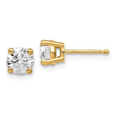 1.25ct. 5.5mm Round G H I True Light Moissanite Earrings 14k Gold YG324-8AMT, MPN: YG324-8AMT, 1911…