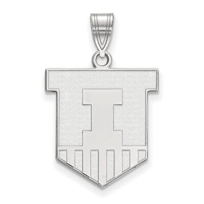 University of Illinois Large Pendant 10k White Gold 1W046UIL, MPN: 1W046UIL, 886774789064