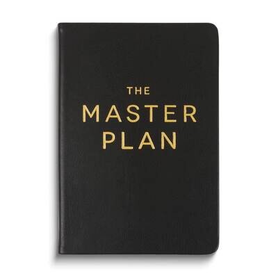 THE MASTER PLAN Black 6x8 Inch 256-Page Journal GM24448, MPN: GM24448, 826635146780