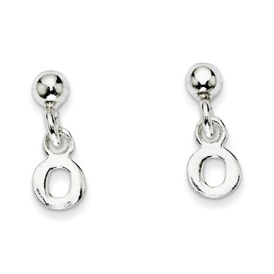 O Dangle Post Earrings Sterling Silver Polished QE6885O, MPN: QE6885O, 883957578033