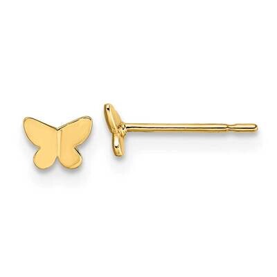 Butterfly Post Earrings 14k Gold GK1137 by Madi K, MPN: GK1137, 883957975306
