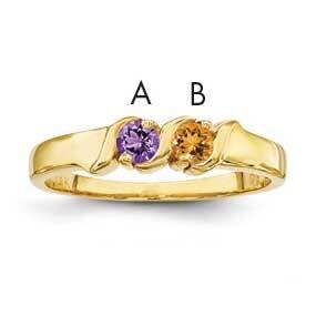 Synthetic Family Jewelry Ring 14k Gold XMR11/2SY, MPN: XMR11_2--6, 883957151342