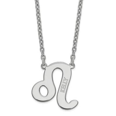 Leo Zodiac Necklace Sterling Silver Rhodium-plated XNA747SS, MPN: XNA747SS,