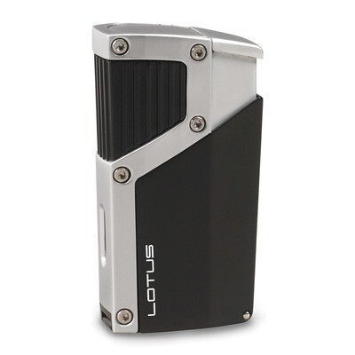 CZ Diamondar Quad Pinpoint Flame Torch Lighter - Black &amp; Chrome Engravable GM19890, MPN: GM19890, 8…