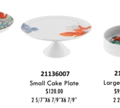 Vista Alegre Duality Small Cake Plate 21136007, MPN: 21136007,