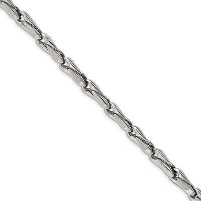 Fancy Link Bracelet Stainless Steel Polished SRB1416-9 by Chisel, MPN: SRB1416-9, 191101391521