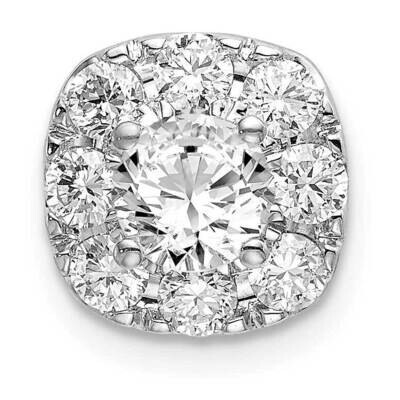Diamond Si1/Si2 G H I Cushion Halo Pendant 14k White Gold Lab Grown PM6636-100-WLG, MPN: PM6636-100…