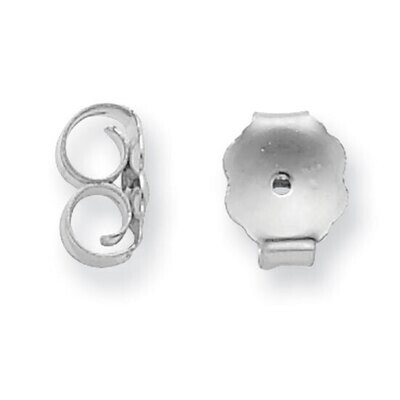 Heavy Friction Earring Nut 14k White Gold WG2713, MPN: WG2713,