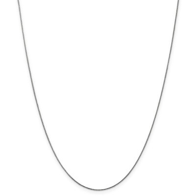 Leslie&#39;s 0.65mm Diamond-cut Spiga Pendant Chain 18 Inch 14K White Gold HB-7229-18, MPN: 7229-18, 19…