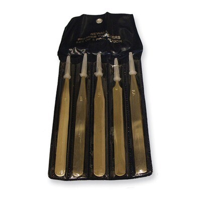 5-Piece Brass Tweezer Set JT4762, MPN: JT4762,