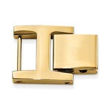 13mm x 14mm H-Clasp Gold-tone  Fold-over Extender Stainless Steel FTL155Y-13, MPN: FTL155Y-13,