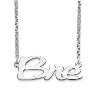 Short Veilchin Nameplate Necklace Sterling Silver XNA1069SS, MPN: XNA1069SS, 191101221170