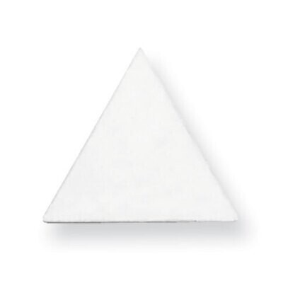 Triangle Shape Stamping Sterling Silver Rhodium-plated SS1198, MPN: SS1198,