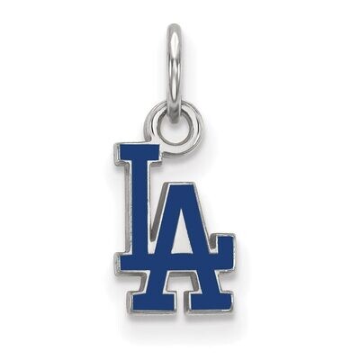 Los Angeles Dodgers Extra Small Enamel Pendant Sterling Silver SS011DOD, MPN: SS011DOD, 886774626277