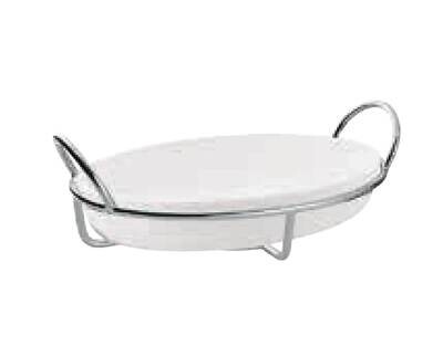 Ercuis Latitude Oval Gratin Dish Without Cover 15.75 x 10.25 Inch Silver Plated F542493-11, MPN: F5…