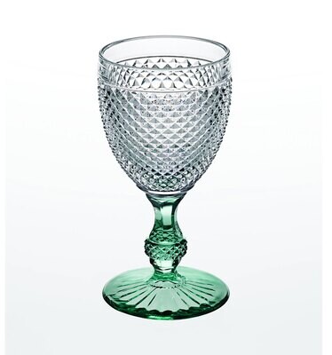 Vista Alegre Bicos Bicolor Goblet With Mint Stem 49000429, MPN: 49000429, 0