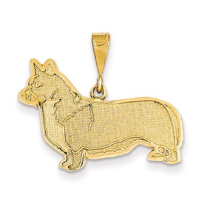 Welsh Corgi Pendant 14k Gold K3356, MPN: K3356, 886774099491