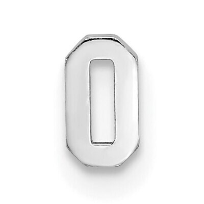 Die Struck Number 0 14k White Gold WG2199, MPN: WG2199,