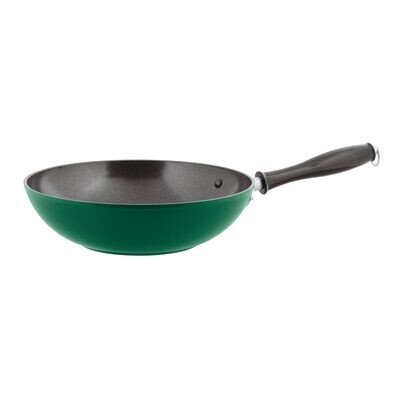 Sambonet Quarzo Nero Nonstick Spadella Wok Green 11 Inch 118 Oz. 3.6 Qts 51013G28, MPN: 51013G28, 7…
