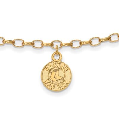 Boston Red Sox Anklet Gold-plated Silver GP030RSO, MPN: GP030RSO, 886774933672