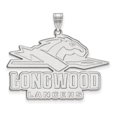 Longwood University x-Large Pendant 10k White Gold 1W004LOC, MPN: 1W004LOC, 886774772103