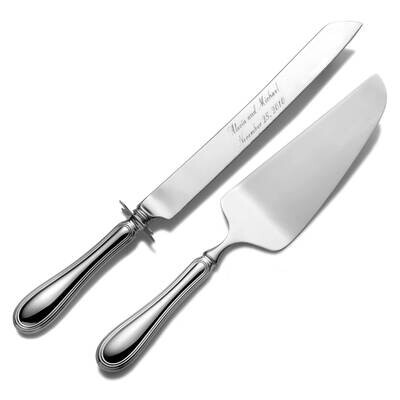 Wallace Giorgio Cake Knife &amp; Server Set Sterling Silver GM13607, MPN: GM13607, 11477001148