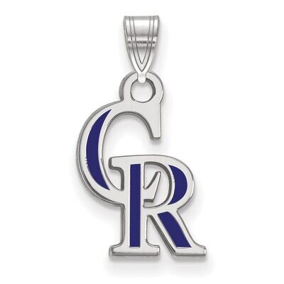 Colorado Rockies Small Enamel Pendant Sterling Silver SS013ROK, MPN: SS013ROK, 886774627007