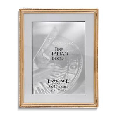 Gold-tone Beaded 8 x 10 Inch Photo Picture Frame GM25456, MPN: GM25456, 751148079044