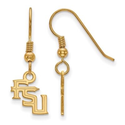 Florida State University x-Small Dangle Earring Wire Gold-plated Silver GP062FSU, MPN: GP062FSU, 88…