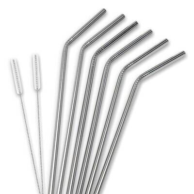 Stainless Steel Straw Set of Six GM22427, MPN: GM22427, 700629552705