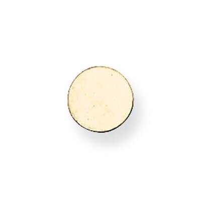 Round Stamping 14k Yellow Gold YG1002, MPN: YG1002,
