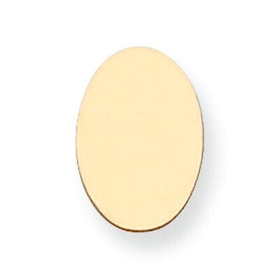 Oval Stamping 14k Yellow Gold YG1080, MPN: YG1080,