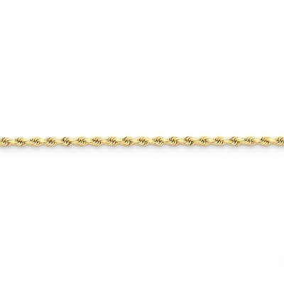 2.75mm Diamond-cut Rope with Lobster Clasp Chain 8 Inch 14k Gold 021L-8, MPN: 021L-8, 886774394817